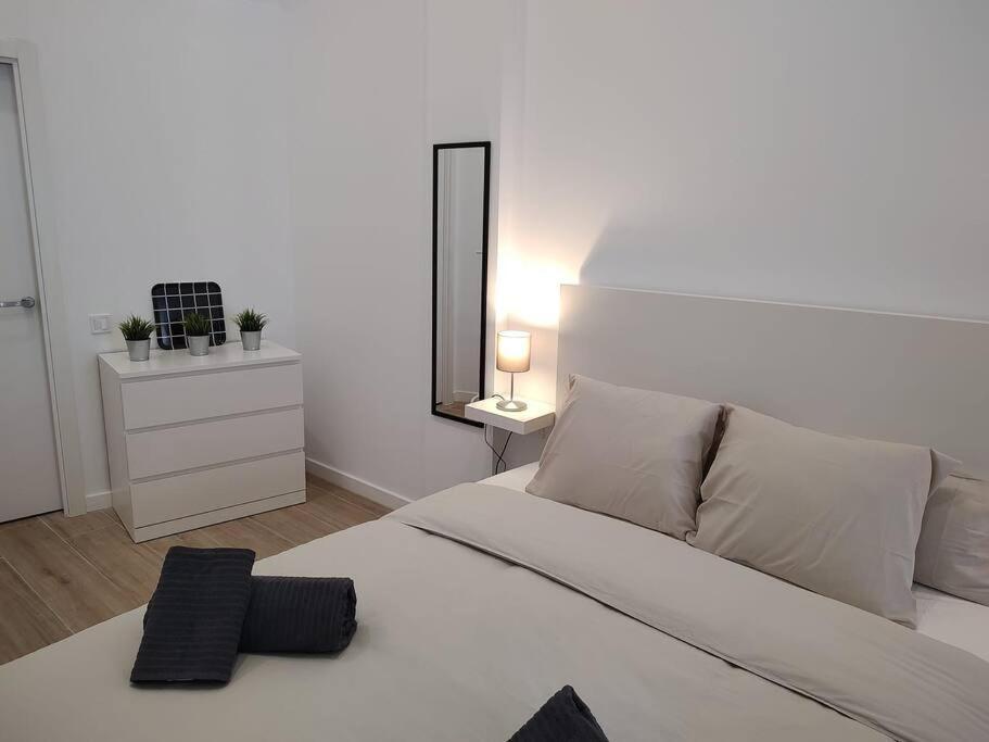 瓦伦西亚Nuevo Loft En Playa Y Cerca Del Centro, Ac Y Wifi公寓 外观 照片
